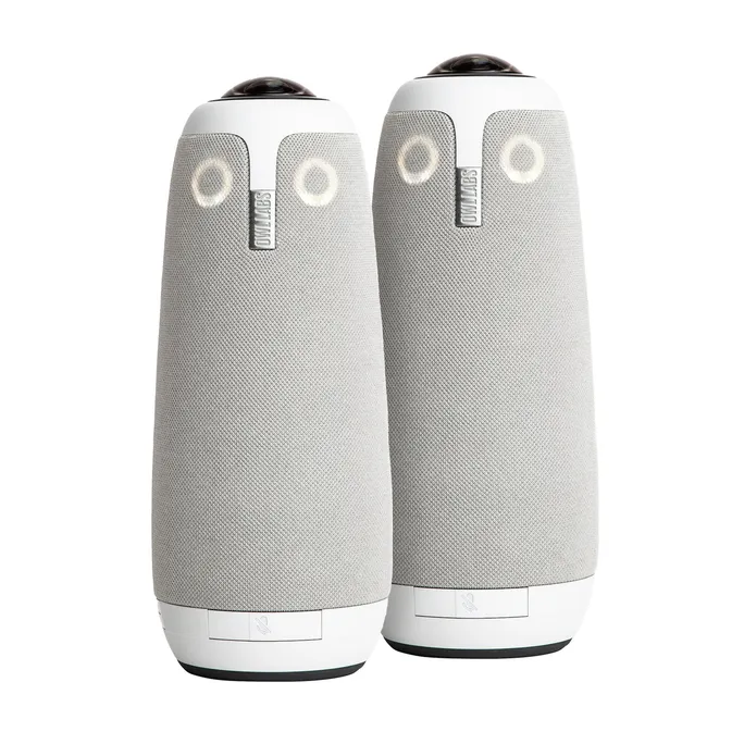 2x OWL LABS Meeting Owl 3 Bundle – Intelligente 360°-Kamera mit Mikrofon & Lautsprecher, Microsoft Teams zertifiziert