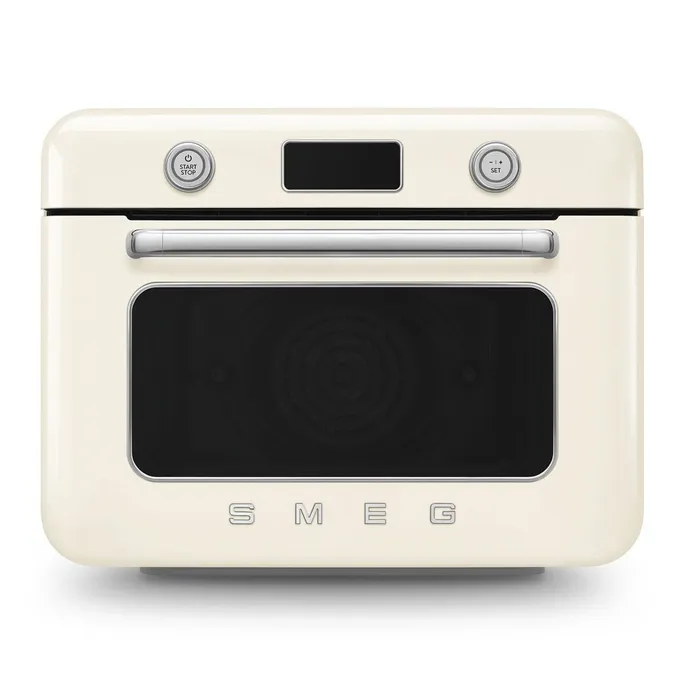 Smeg 50’s Style Kombi-Tisch-Dampfbackofen Creme