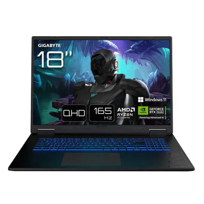 GIGABYTE GAMING A18 3WH 18″ QHD 165Hz R7-260 32GB/1TB RTX 5070 Win11