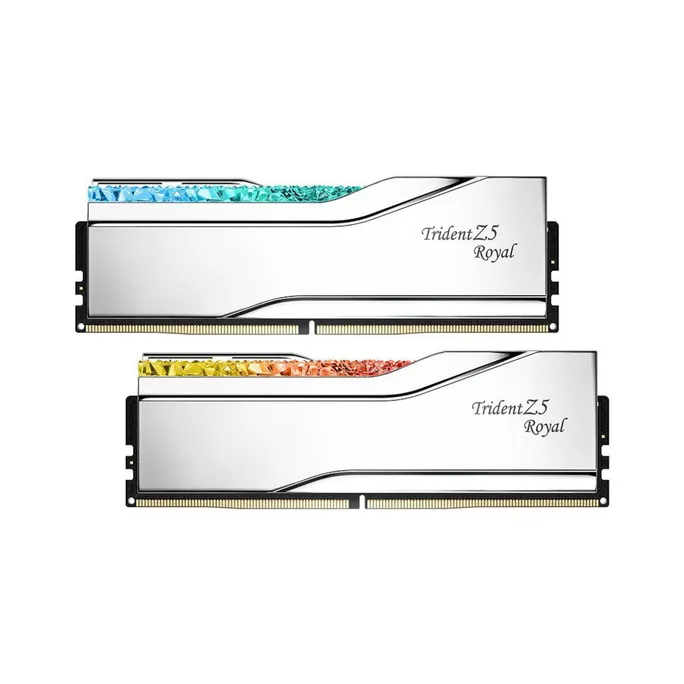 32GB (2x16GB) G.Skill Trident Z5 Royal Silber RGB DDR5-7600 CL36 RAM Speicher Kit