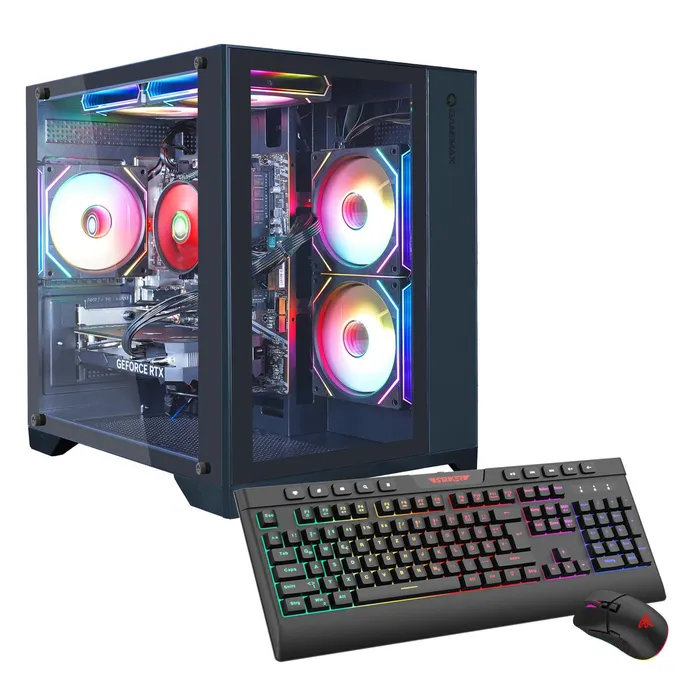 Hyrican GAMEMAX Infinity Mini BK 7796 Ryzen 7 5700X 16GB/1TB SSD RTX 5060Ti Win11