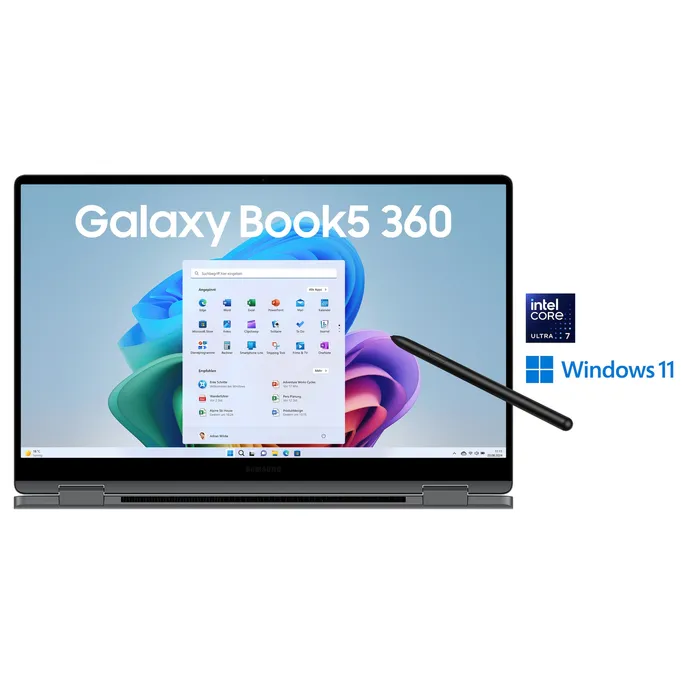 SAMSUNG Galaxy Book5 360 15″ AMOLED Ultra 7 258V 32GB/512GB SSD Win11 Pro Copilot+PC