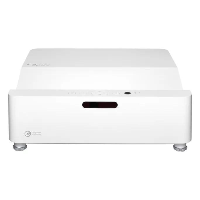 Optoma ZW410UST WXGA DLP Laser Ultra Kurzdistanz Projektor 4000 Lumen HDMI/USB/Klinke/LAN Weiß