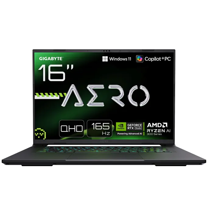 GIGABYTE AERO X16 165Hz QHD Ryzen AI 7 350 32GB/1TB SSD RTX5070 Win11
